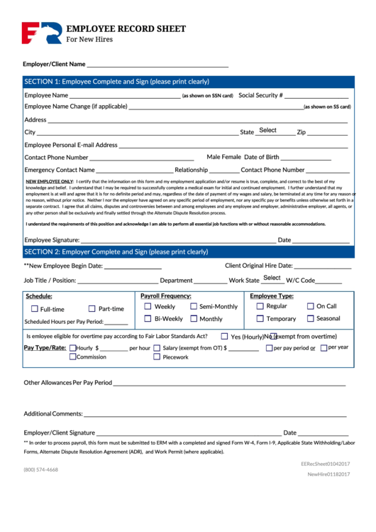 17 New Hire Forms And Templates Free To Download In PDF 17 New Hire Forms And Templates Free To Download In PDF