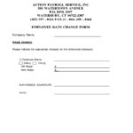 FREE 5 Employee Payroll Change Forms In PDF MS Word