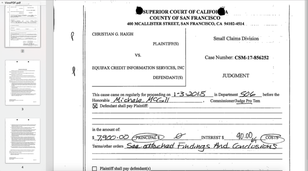 I Won 8 000 From Equifax In Small Claims Court Here s How You Can 