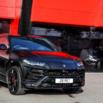 Lamborghini Urus Hire UK Matte Black Platinum Executive Travel